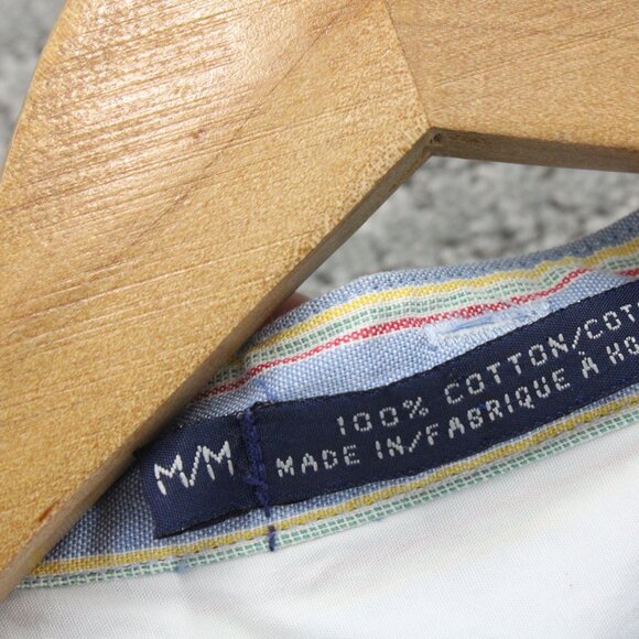 Sketch Book By Wilke Rodriguez Shirt Mens Medium M Blue Striped Button Down - Picture 6 of 9